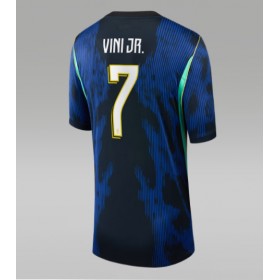 Brasil Vinicius Junior #7 Borte skjorte til dame VM 2026 Kortermet